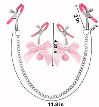 Cargar imagen en el visor de la galería, 3pcs Nipple Clamps with Bows