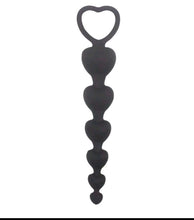 Load image into Gallery viewer, Gossip Heart On A String Silicone Anal Beads