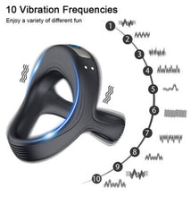 Load image into Gallery viewer, "Megan" Vibrating Penis Ring