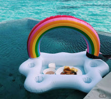 Load image into Gallery viewer, Inflatable pool cloud cup holder