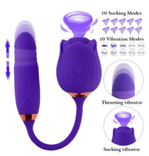 Charger l'image dans la galerie, Thrusting Rose Dildo