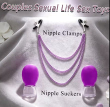 Load image into Gallery viewer, 3pcs/Set Nipple Clamps, Nipple Suckers
