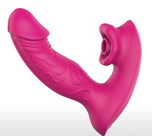 Load image into Gallery viewer, G-Spot Dildo Clit Sucking Vibrato
