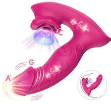 Load image into Gallery viewer, G-Spot Dildo Clit Sucking Vibrato

