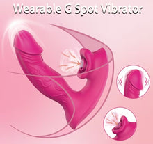 Load image into Gallery viewer, G-Spot Dildo Clit Sucking Vibrato
