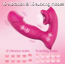 Load image into Gallery viewer, G-Spot Dildo Clit Sucking Vibrato
