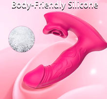 Load image into Gallery viewer, G-Spot Dildo Clit Sucking Vibrato
