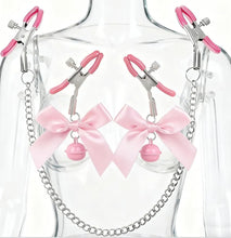 Cargar imagen en el visor de la galería, 3pcs Nipple Clamps with Bows
