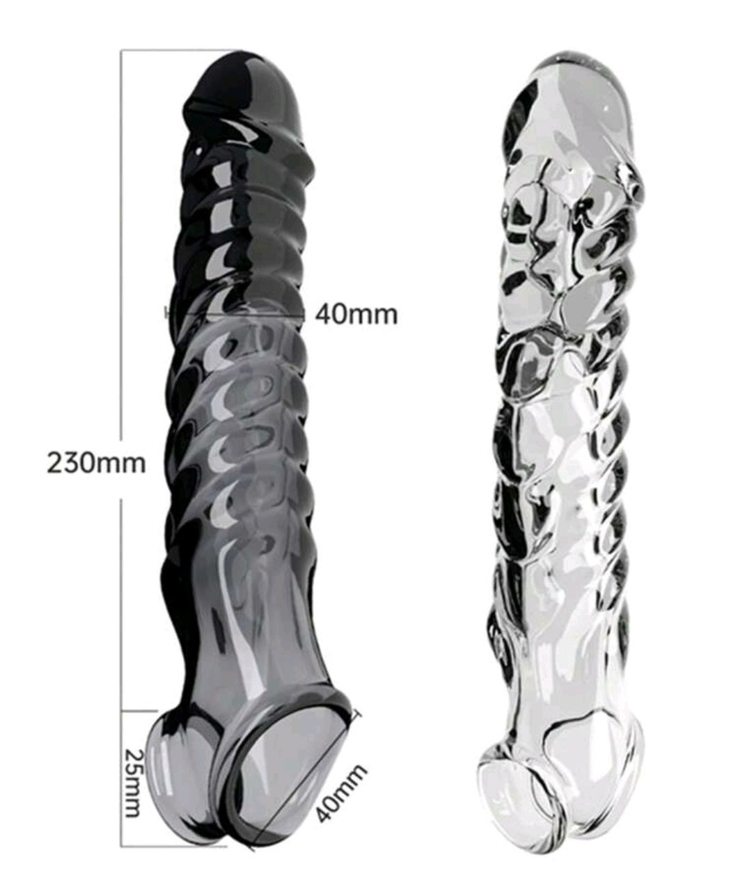Clear Vibrator Penis Sleeve