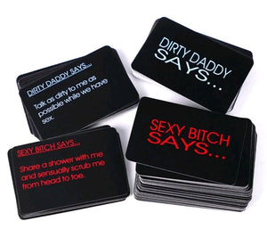 Bedroom Commands Adult Card Game