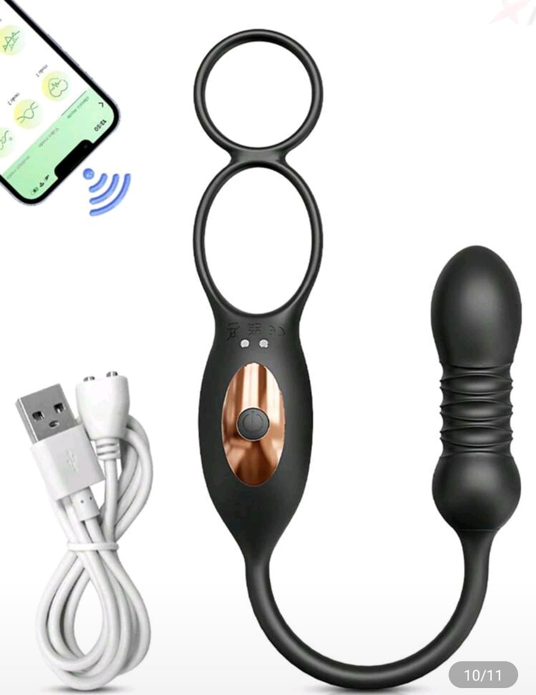 Telescopic prostate massager