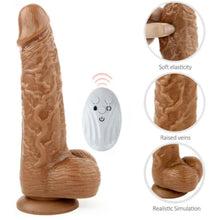 Load image into Gallery viewer, 360° Realistic Dildo Vibrator w/ Remote
