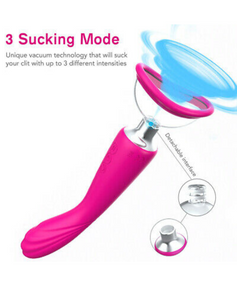 2-N-1 G Spot Suction Vibrator